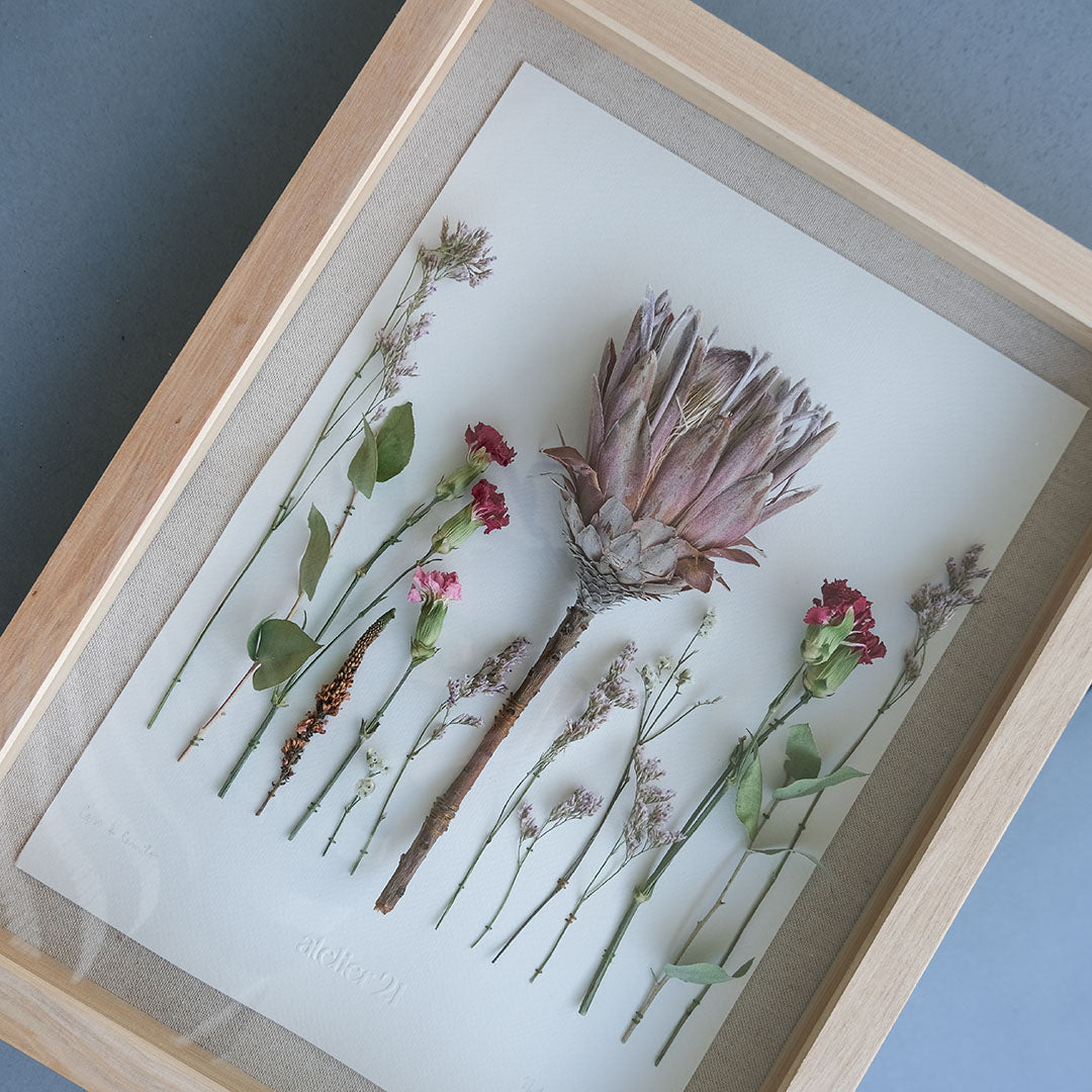Cuadro con Flores Secas