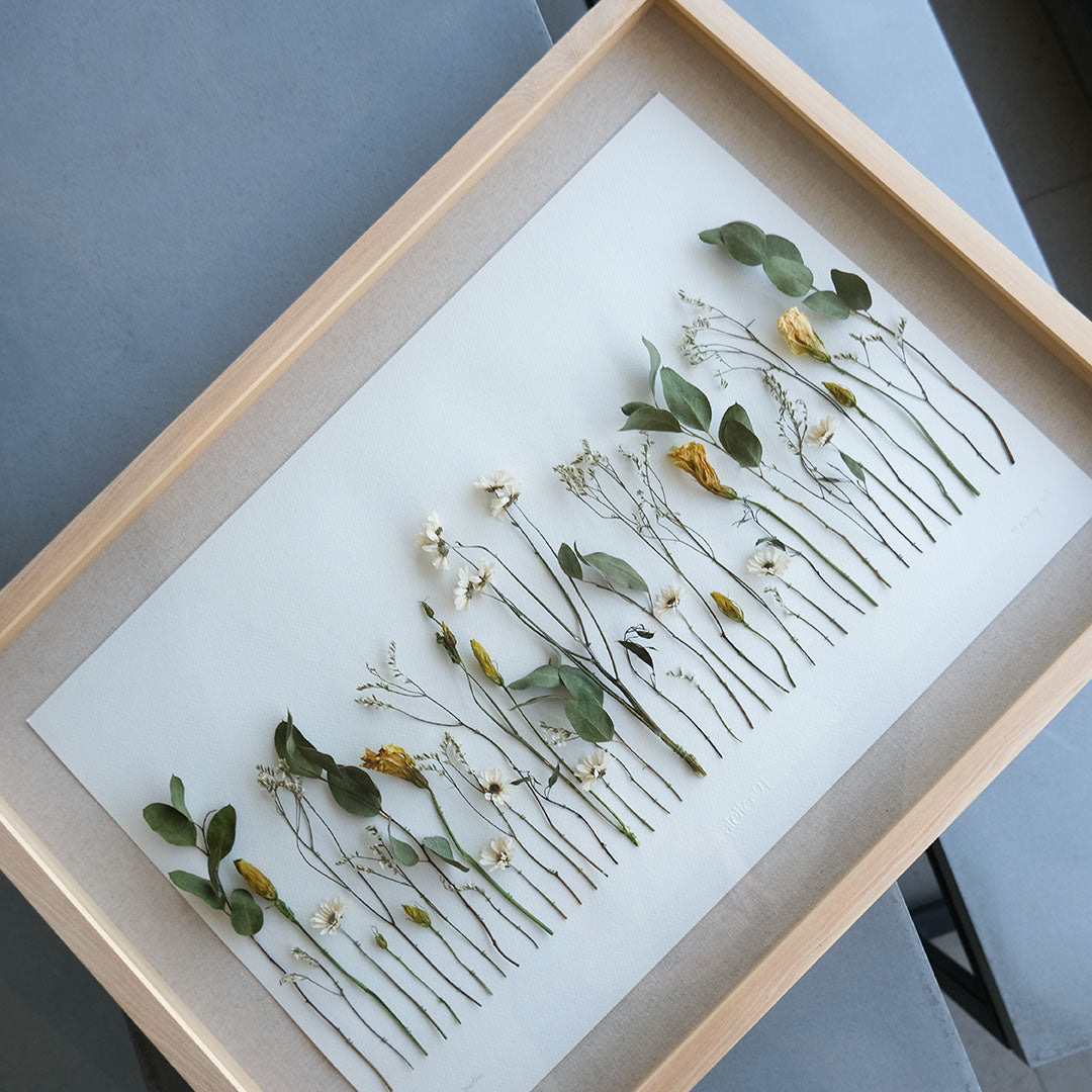 Cuadro con Flores Secas