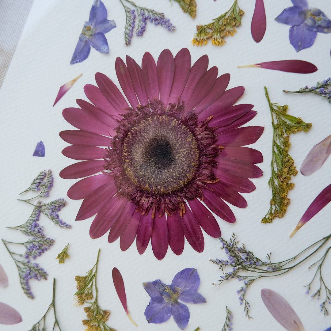 Cuadro de Flores Prensadas