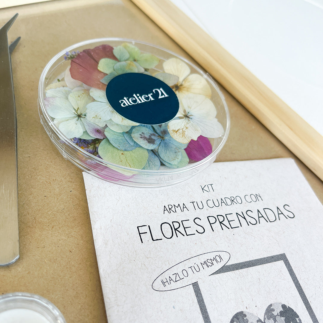 Kit: Arma tu Cuadro con Flores Prensadas