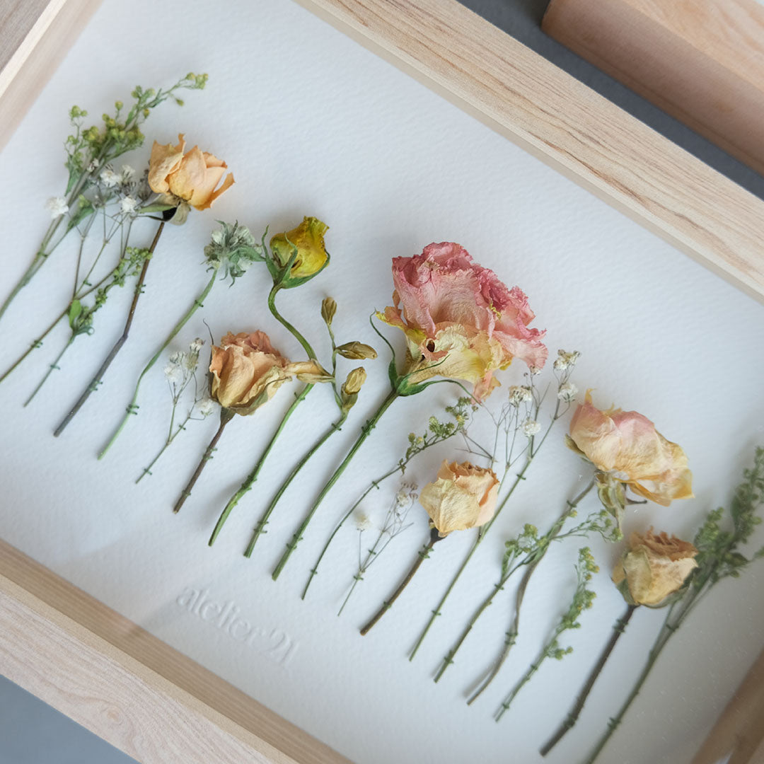 Cuadro con Flores Secas