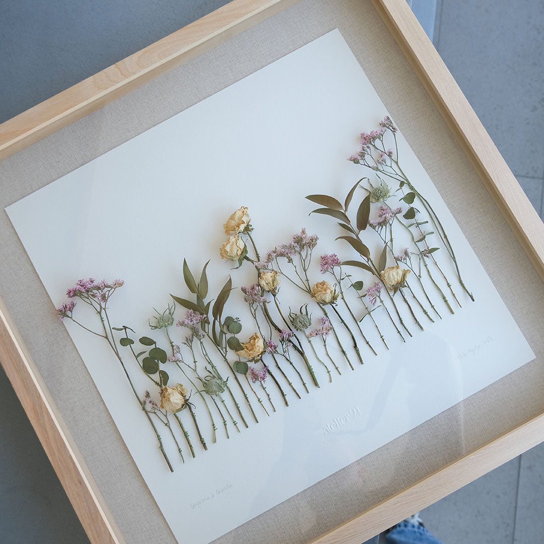 Cuadro con Flores Secas