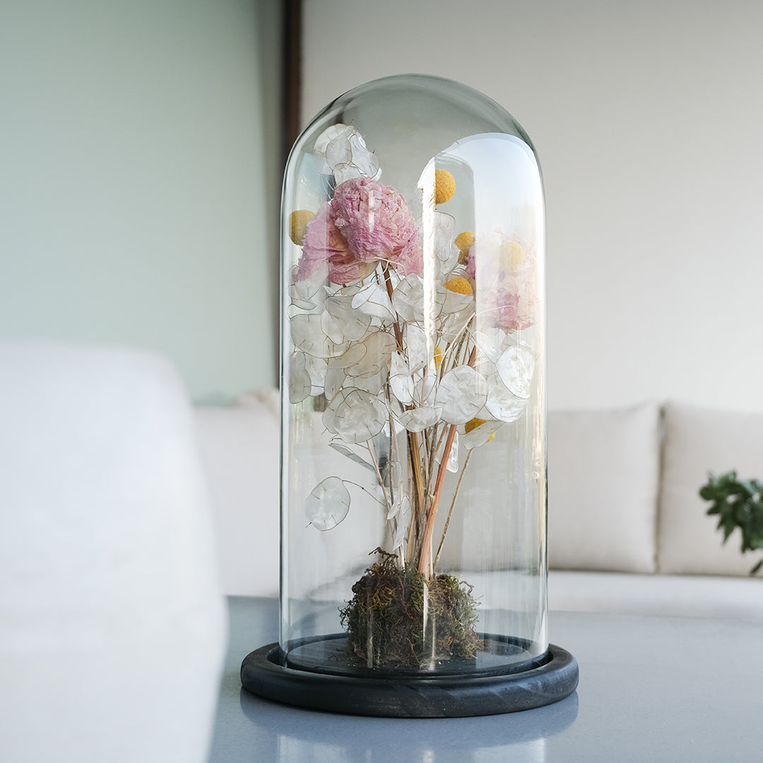 Cúpula con Flores Secas