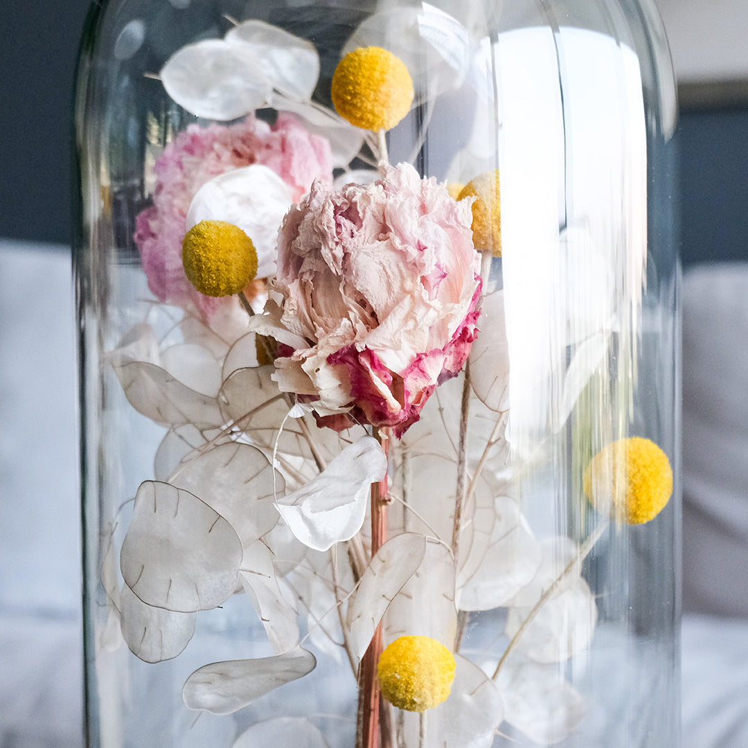 Cúpula con Flores Secas