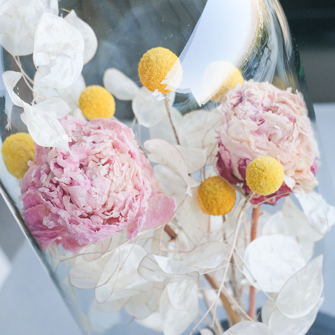 Cúpula con Flores Secas