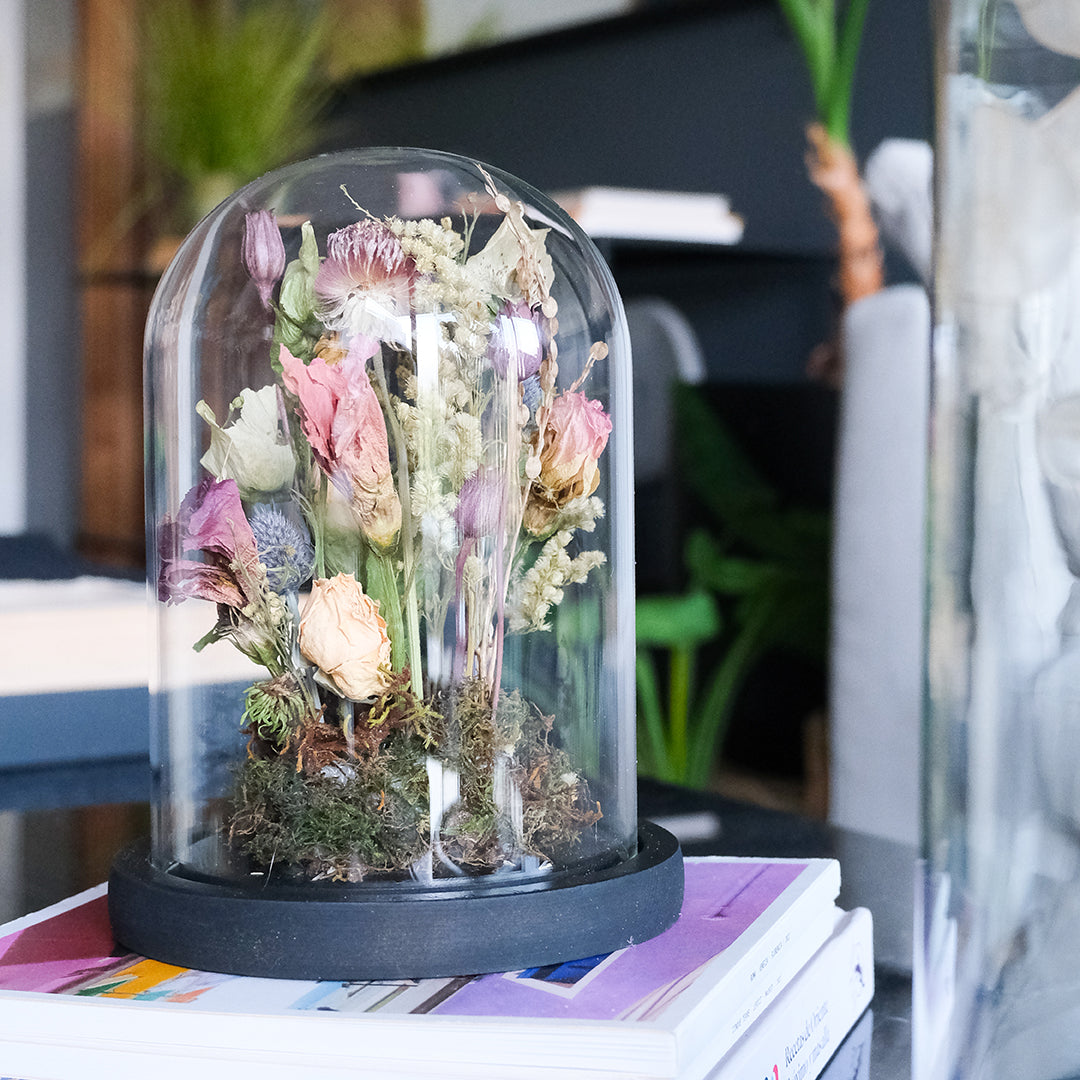 Cúpula con Flores Secas