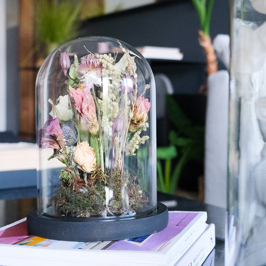 Cúpula con Flores Secas