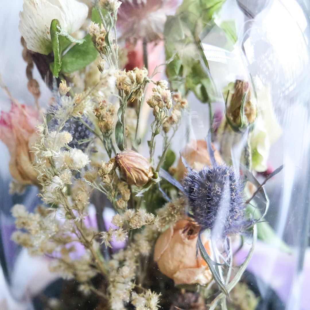 Cúpula de Ramo de Novia Seco